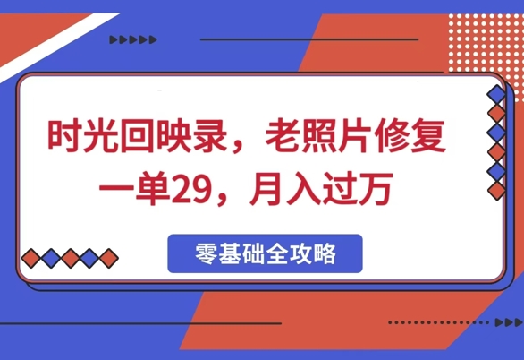 时光回映录，老照片修复一单29，月入过W-骏阁网