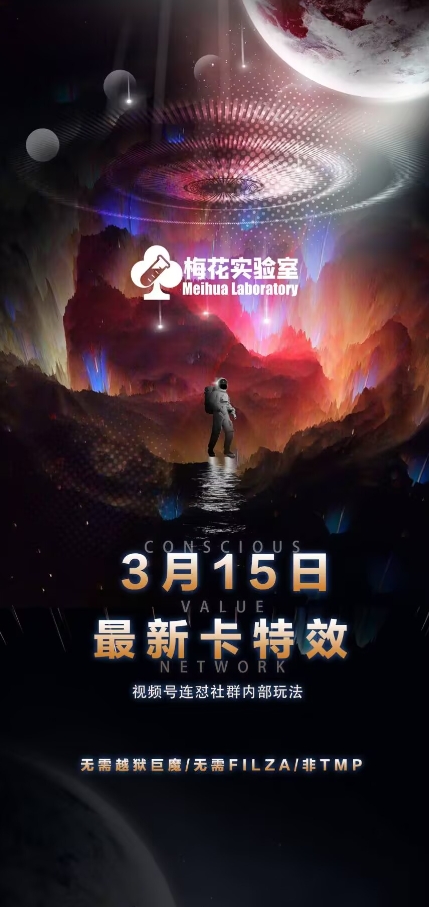 梅花实验室视频号连怼玩法-3月15日最新卡特效技术(无需越狱、巨魔、tmp)-骏阁网