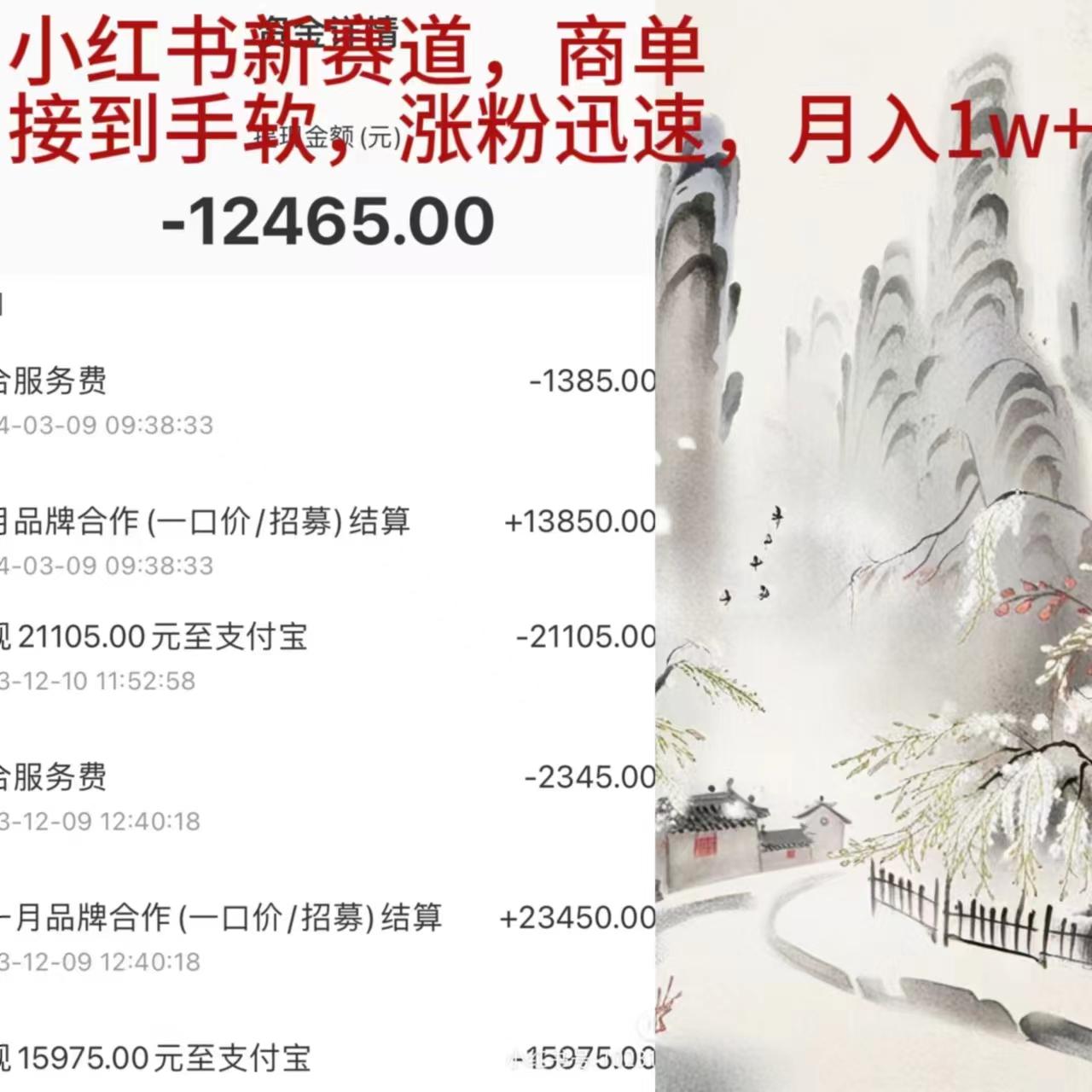 (9476期)小红书新赛道，商单接到手软，涨粉迅速，月入1w+-骏阁网