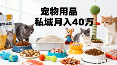 ca37eef4cac369d781b1ef1796121fbb.jpeg 月变现40个!宠物用品私域运营的精准掘金之道玩法