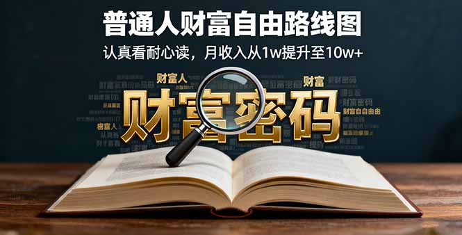 e30814603c89b5ce2a312f6a6519ee2c.jpeg 某付费文:普通人财富自由路线图,认真看耐心读,月收入从1w提升至10w+