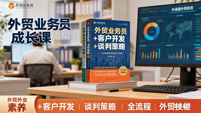 ee3e3954c70decf497510c783d77c395.jpeg 外贸业务员成长课:职业素养+客户开发+谈判策略、掌握全流程外贸技能