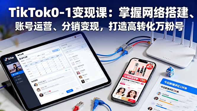 665bb3b3dc87ce8425d445cf8ad4d8ac.jpeg TikTok0-1变现课:掌握网络搭建、账号运营、分销变现,打造高转化万粉号