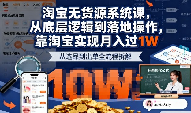 e71838b134e0d18305b5795bc42a0c54.jpeg 2025最新淘宝无货源系统课,从底层逻辑到落地操作,靠淘宝实现月入过1W