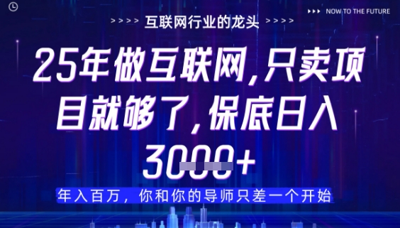 247d7894c58954aa494c5882a73843f5.jpeg 什么!25年你还在找项目做?风口早就变了,卖项目才是稳挣不赔【揭秘】