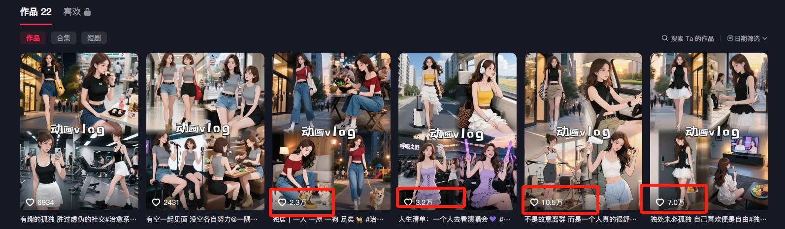 2d507c379c428b09ca2426afa0a172b1.jpeg 利用AI制作独居美女vlog短视频,零门槛轻松做爆款,22条作品涨粉33万