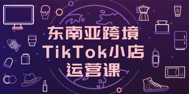 东南亚跨境TikTok小店运营课，掌握店铺设置与流量转化核心技巧-骏阁网