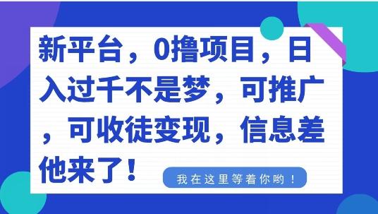 不要再花冤枉钱了，0撸项目，每天坚持，稳定1000+-骏阁网