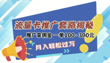 2025年外面卖1500的流量卡项目最新玩法，绿色无门槛对新手非常友好，日入3张+-骏阁网