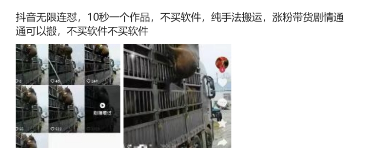 50b1a58a12d0496ae825be9430f578ac.jpeg 抖音无限连怼,10秒一个作品不买软件,纯手法搬运,涨粉带货剧情通通可以搬