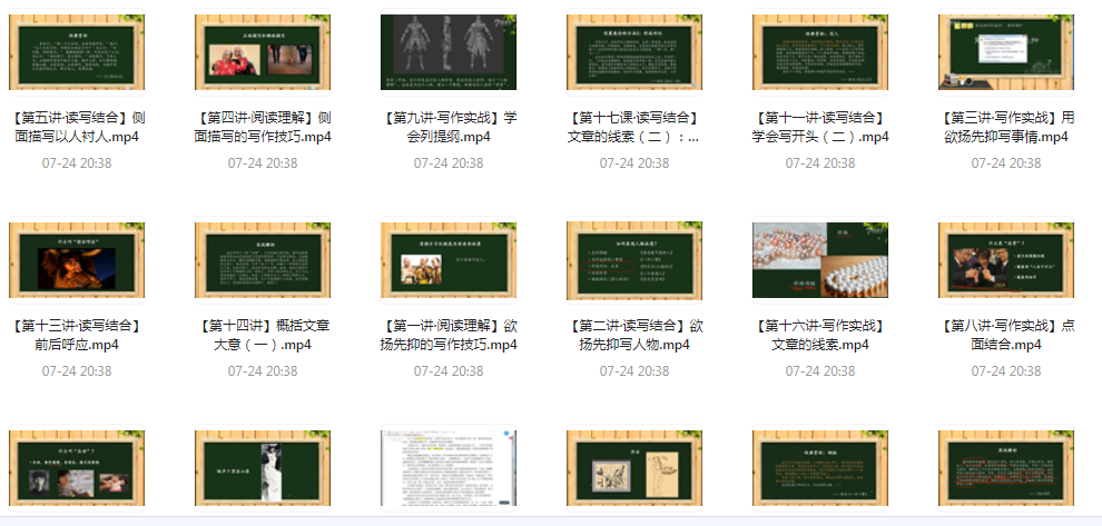 阅读理解及写作技法-骏阁网