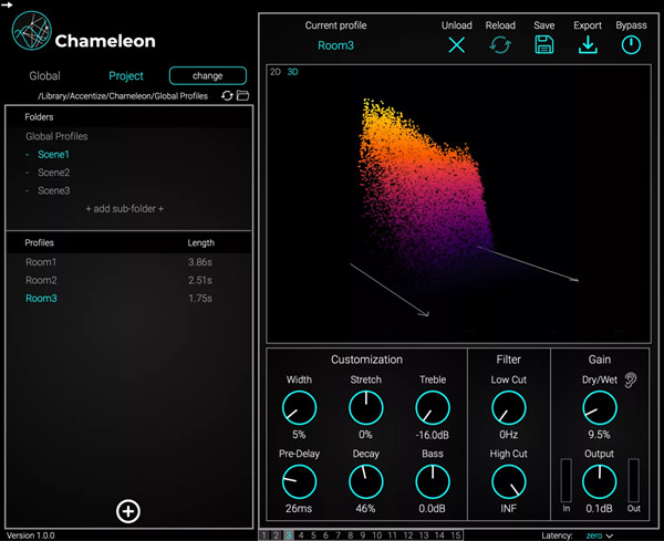 Accentize Chameleon(智能音频插件) v2.1.1 免费版-骏阁网