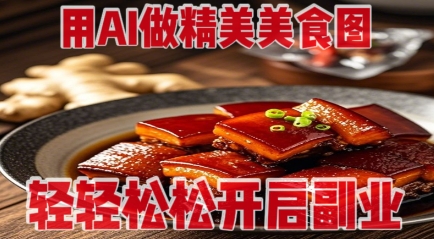 58b0ae7986d479f57ad61c7b85ee39a7.jpeg 用AI做精美美食图,无需专业设备拍摄,轻轻松松开启副业