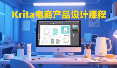 大梦老师·Krita电商产品设计课程-骏阁网