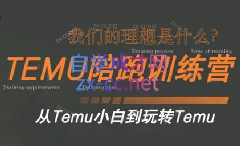 苗苗·拼多多跨境（temu）课程-骏阁网