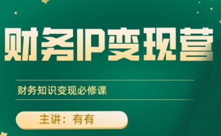 有有老师·财务IP变现营，财务知识变现必修课-骏阁网