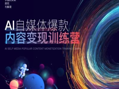 AI自媒体爆款内容变现训练营，20%底层逻辑，60%实操方法，20%案例拆解(即学即用)-骏阁网