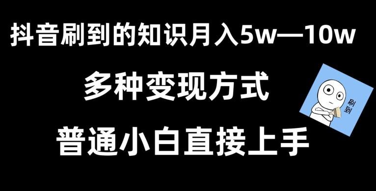 抖音刷到的知识，每天只需2小时，日入2000+，暴力变现，普通小白直接上手【揭秘】-骏阁网