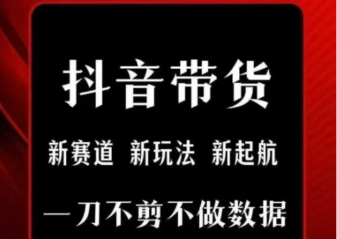 抖音短视频一刀不剪带货，不剪辑，不直播，每天发个视频，等着出单获取带货佣金-骏阁网