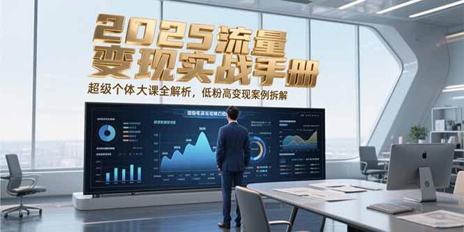 2025流量变现实战手册，超级个体大课全解析，低粉高变现案例拆解-骏阁网