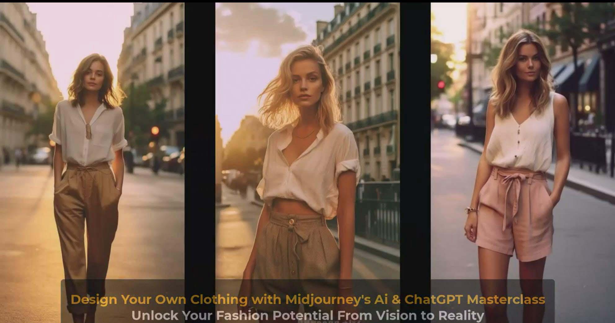 c27041e2f11a5fd631fd35cb402f7bd5.jpeg 利用 Midjourneys Ai 人工智能设计自己的服装AI大师班-10节课-中英字幕