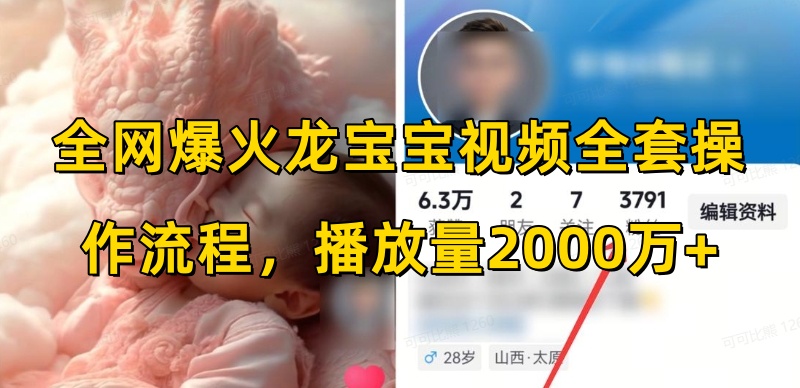 cf41a2a45ba792e9316299391e5020c6.jpeg 全网爆火龙宝宝视频全套操作流程,播放量2000万+