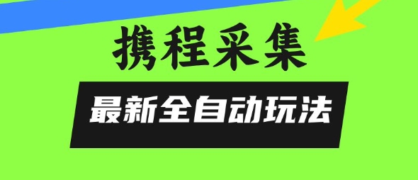 携程信息采集全自动玩法，0风控，无脑开干【揭秘】-骏阁网