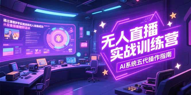 e69b3dde999bd2e62d8f185dea0f6fea.jpeg 无人直播实操训练营,从设备搭建到话术,AI系统五代操作指南(7月更新