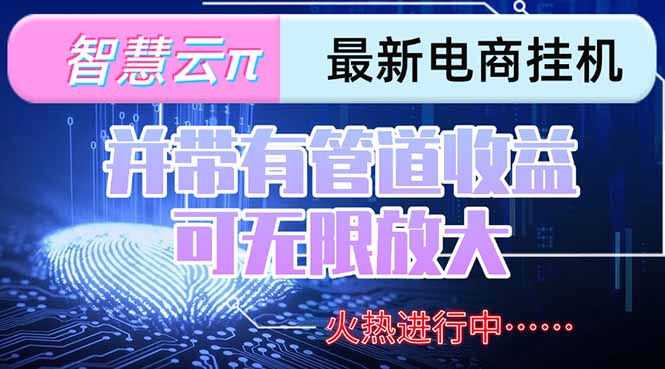 智慧云π电脑挂机单机每天收益300—500+ 并带有团队管道收益 可无限放大-骏阁网