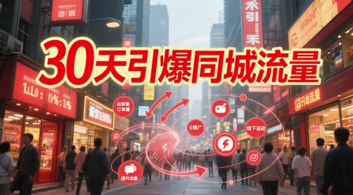 f83cc5193363c123f312e936e4ce05bf.jpeg 30天引爆同城流量:团购篇 认知篇 流量篇 来客篇 达人篇 老板人设IP篇 投流篇